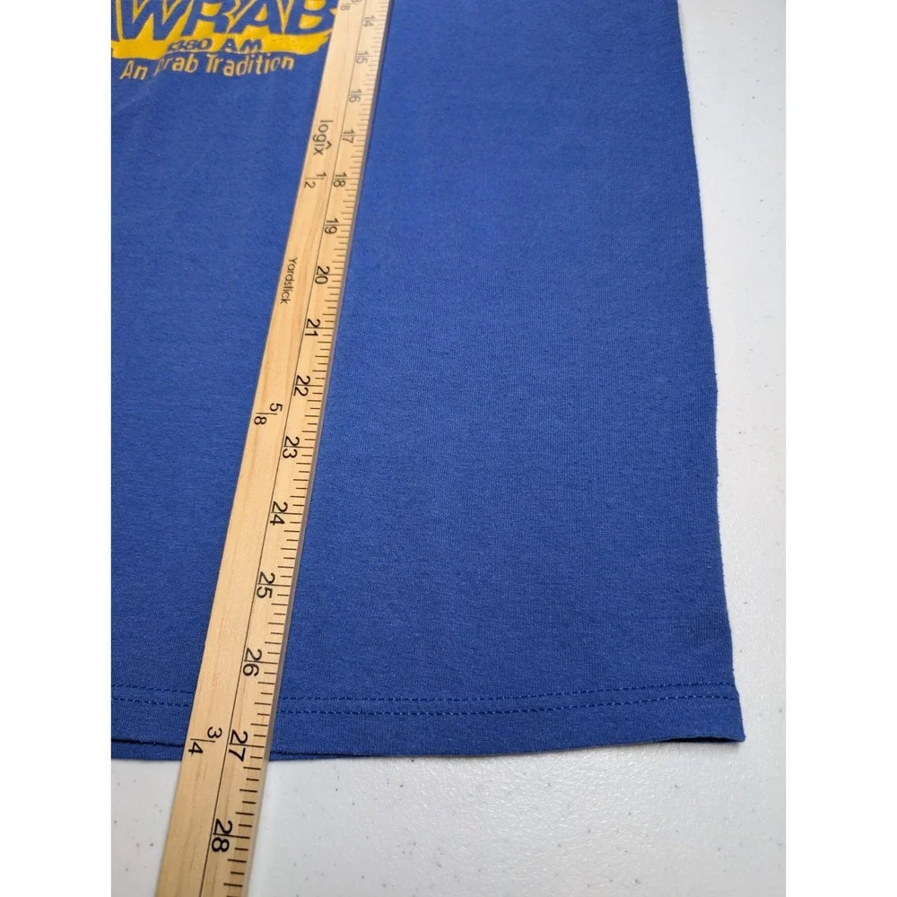 Vintage‎ WRAB 1380 AM WCRQ 92.7 FM Radio Station T Shirt Large Arab Alabama AL